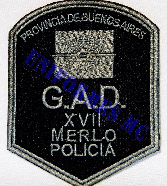 ESCUDO GAD MERLO POLICIA DE BUENOS AIRES